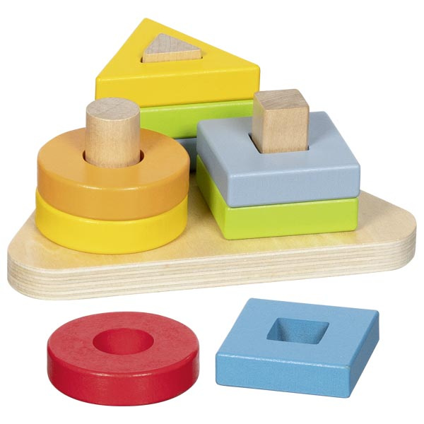 Układanka drewniana Sortowanie kolorów Spirala Goki 58354