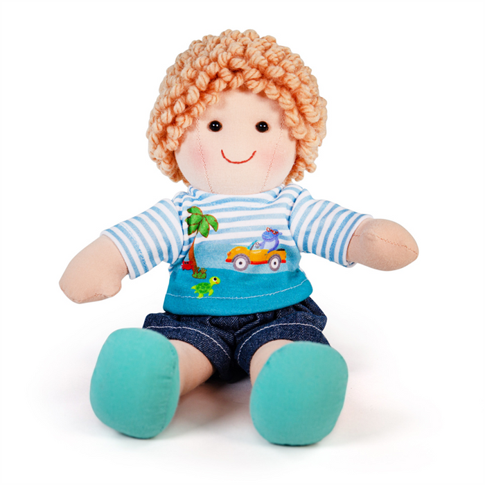 Robin pluszowa lalka dla dzieci BJD064-Bigjigs Toys, lalki dla dzieci