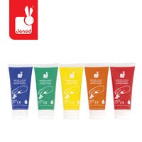 Farbki do malowania rękami 5 kolorów Janod J07403