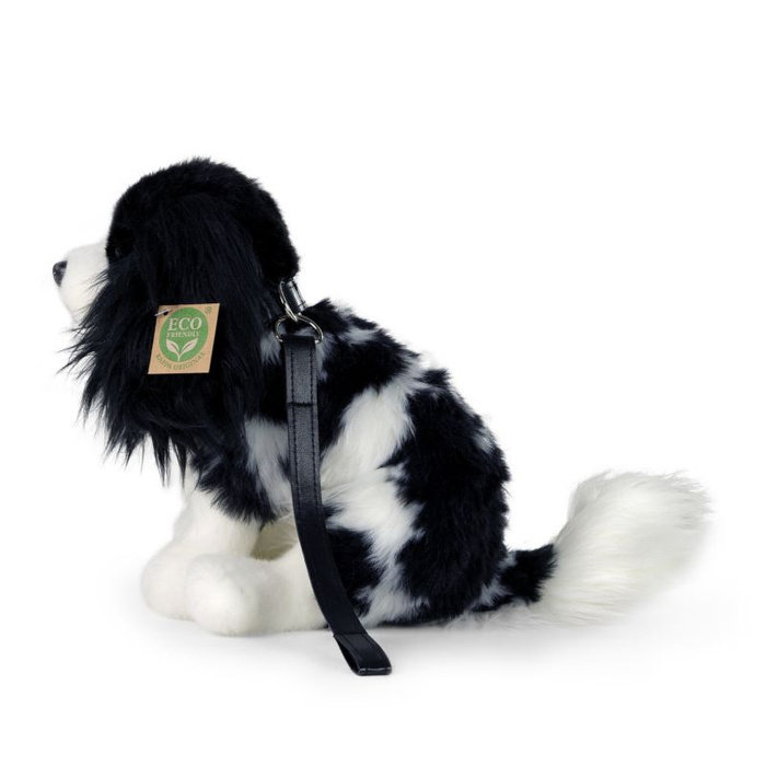 Pluszowy piesek na smyczy Cavalier 27 cm Rappa 209725 maskotki dla dzieci