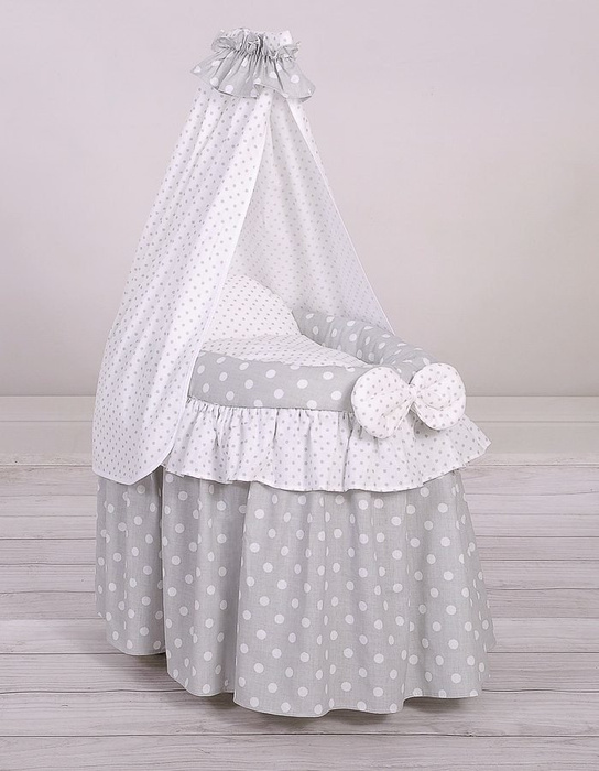 Kosz Mojżesza dla lalek Grey dot 2159583-My Sweet Baby, zabawki dla dziewczynek