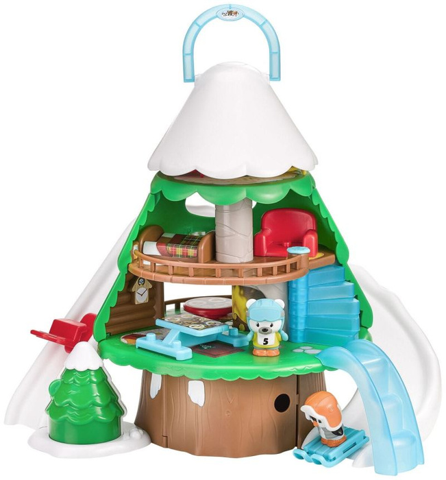 Domek alpejski zimowe drzewo Klorofil 700214 świąteczny klimat