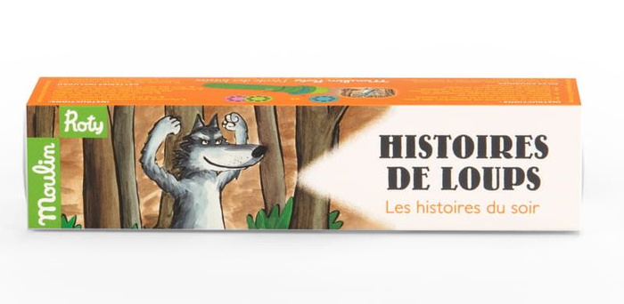 Lampka z projektorem Przygody wilka Moulin Roty 894390