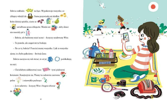 Jano i Wito uczą mówić K. Kamień na pikniku Wiola Wołoszyn Przemek Liput Mamania, książki dla dzieci