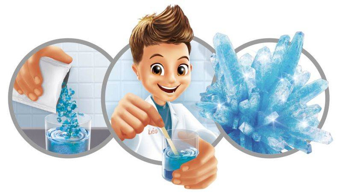 Eksperymenty dla dzieci Mini lab HODOWLA KRYSZTAŁÓW 3006BLU Buki