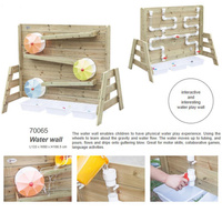 Dwustronna drewniana Ściana CLASSIC WORLD EDU CW70065 dla dzieci do zabawy i eksperymentów z wodą i piaskiem