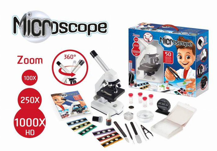 Nauka i zabawa dla dzieci Mikroskop 50 doświadczeń - MR600 Buki
