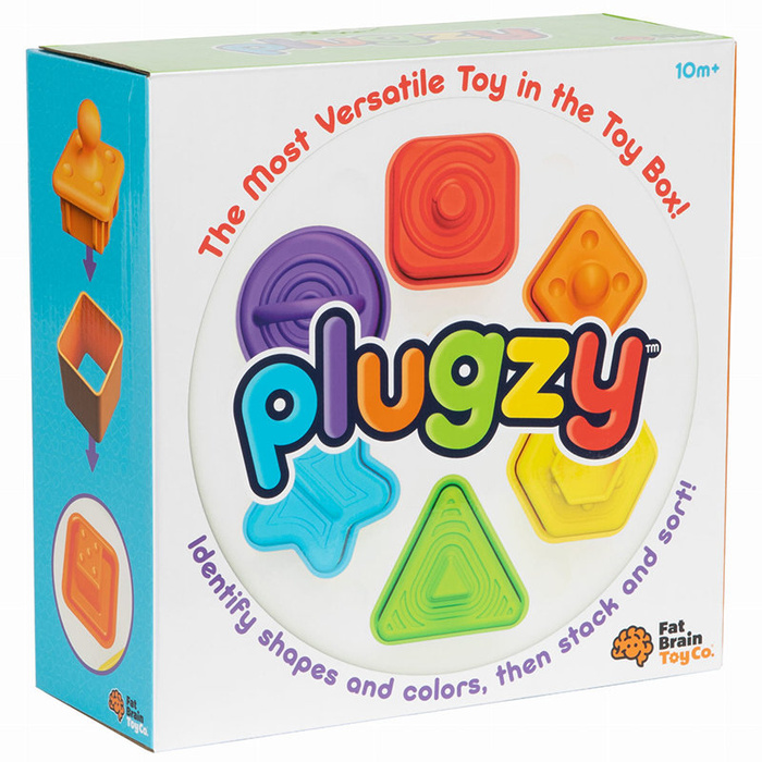 Sorter Plugzy Fat Brain Toys FA341-1 kształty i kolory zabawka dla najmłodszych