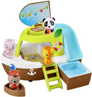 Statek wycieczkowy Klorofil 700209F jacht i figurka zwierzątka