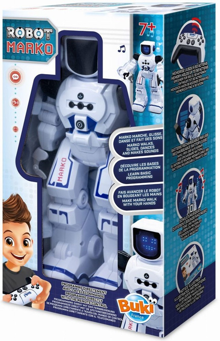 Interaktywny robot zdalnie sterowany z emocjami 20 funkcji Marko Buki 7601