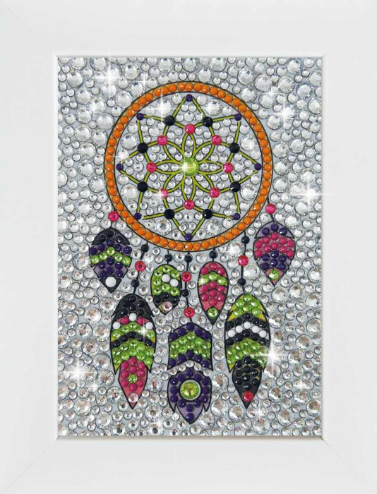 Mozaiki z kryształków - ŁAPACZ SNÓW DP006-Buki, zestaw artystyczny dla dzieci