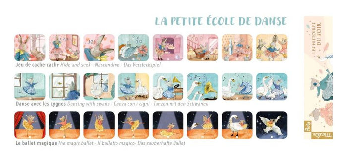 Latarka projektor Mała szkoła tańca Moulin Roty 667362 zabawy w teatrzyk