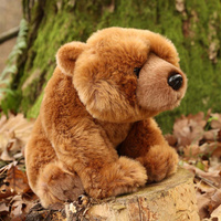 Pluszowy Miś Grizzly 30 cm Rappa 230736 ekologiczna Maskotka przyjazna środowisku