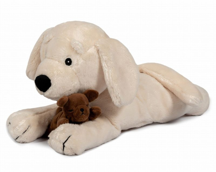 Maskotka piesek Mama ze szczeniakami 3 pluszaki dla dzieci w zestawie Astrup 84627