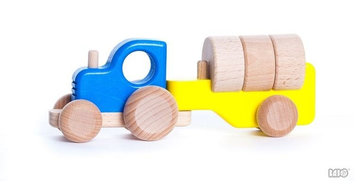 Traktor z klockami, 43110-Bajo, zabawki dla chłopców