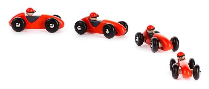 LR CAR - drewniany samochód, 41250-Bajo - samochody zabawki