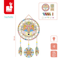 Zestaw kreatywny Przeplatanka 3D String art Świecący łapacz snów Janod J09161