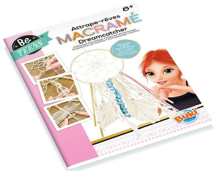 Zrób to sam - MAKRAMOWY ŁAPACZ SNÓW BE401-Buki, zabawki rozwojowe