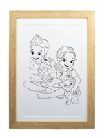 Ramka na rysunki dziecka 50 rysunków A4 Buki FK013