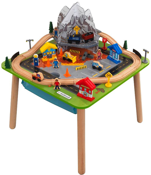 Drewniana kolejka górska stół kreatywny z akcesoriami Rocky Mountain KidKraft KK10176