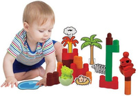 Klocki Popboblocs zbuduj świat dinozaura K's Kids