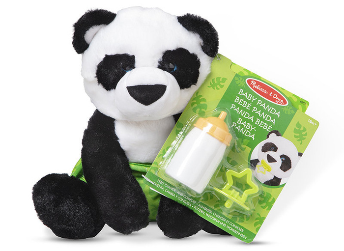 Maskotka do karmienia z butelką i smoczkiem Dziecko Pandy Melissa and Doug 40450 przytulanki