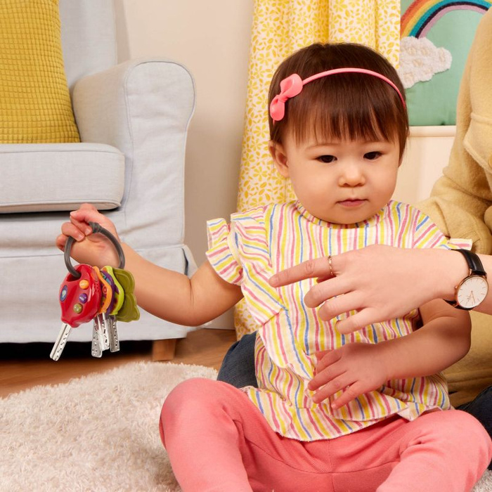 LucKeys zestaw kluczy samochodowych z pilotem w kluczyku B.Toys BX1930Z