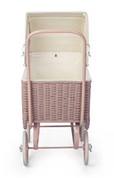 Wózek retro dla lalek Doll Pram Retro Rattan Rose Astrup 84180