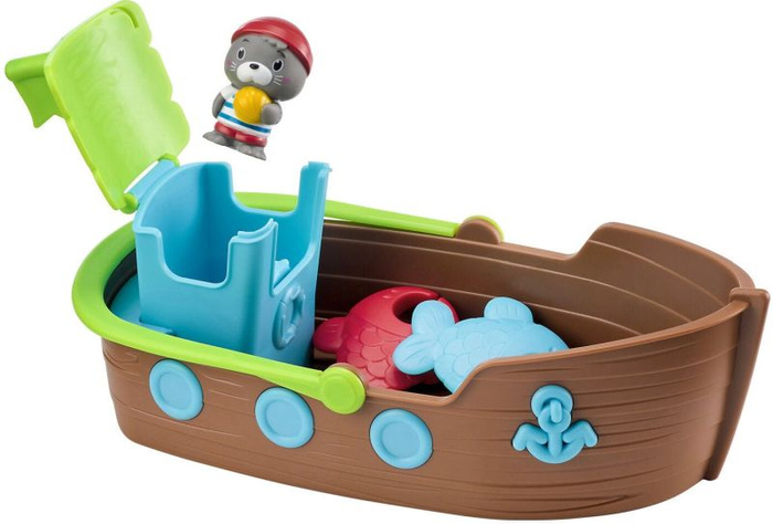 Kuter rybacki Klorofil 700502F, zabawki kąpielowe 3w1