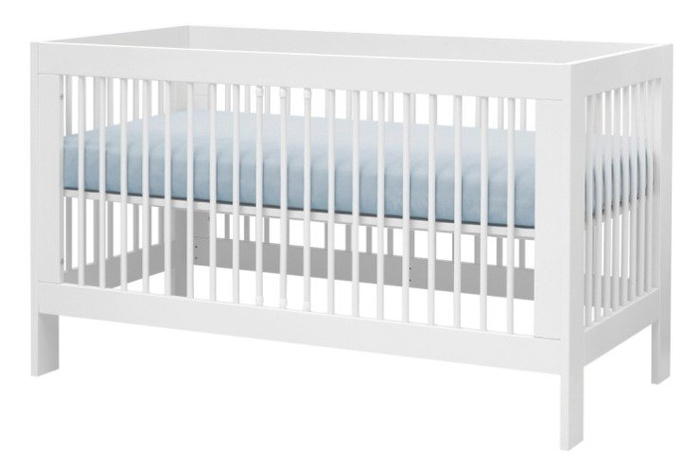 Białe Łóżeczko 140x70 Pinio Basic