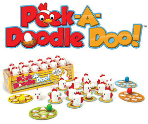 Gra pamięciowa memory Kurnik Peek-A-Doodle Doo Fat Brain Toys FA093-1