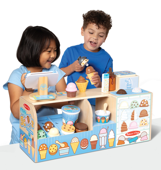 Drewniana lodziarnia XXL z akcesoriami Melissa and Doug 30607-MD