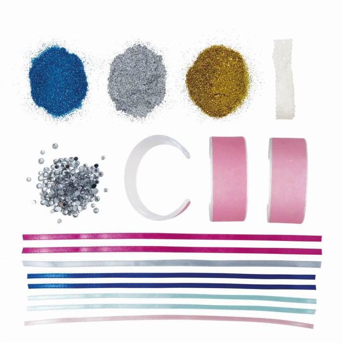 Zrób to sam - BROKATOWE BRANSOLETKI BE204-Buki, zestawy kreatywne dla dzieci