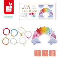 Zestaw kreatywny do tworzenia biżuterii ze stojakiem Bransoletka na każdy dzień tygodnia Janod J09185