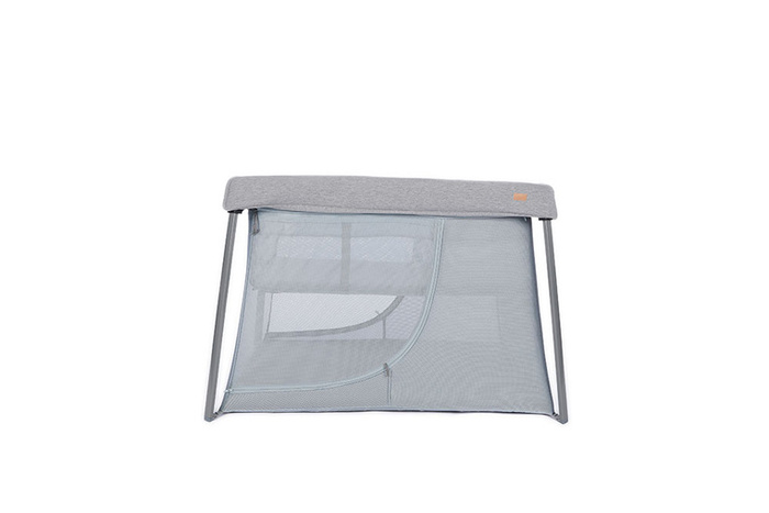 Łóżeczko turystyczne dwupoziomowe z funkcją kojca 3w1 Eazy sleep Heather grey Pebble Beaba 946004