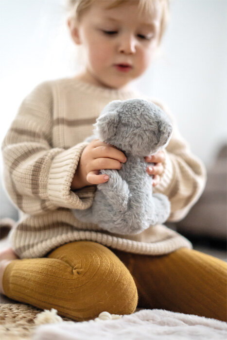 Kot z torbą i zestawem do pielęgnacji Small Foot 12601 maskotki dla dzieci