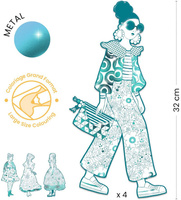 Kolorowanki elegantki Rebekka Djeco DJ09545 zestaw postaci do kolorowania