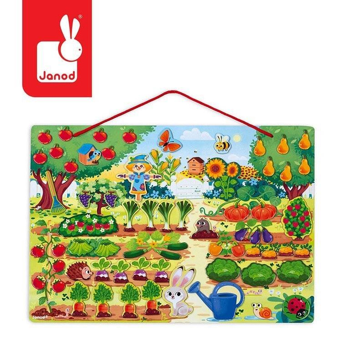 Magnetyczna układanka Mój magiczny ogród 3-6 lat, Janod J05463