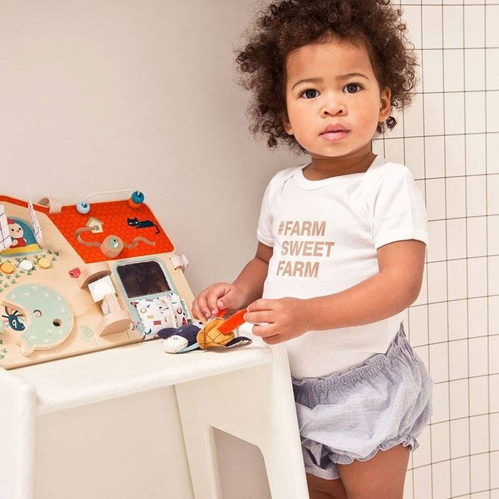 Tablica manipulacyjna z drewna Farma 83179-Lilliputiens