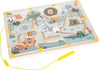 Labirynt magnetyczny dla dzieci Safari Small Foot 12732 drewniane zabawki