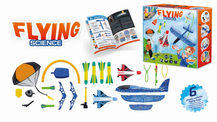 Latająca Nauka 12 elementów Buki 2173 latające zabawki