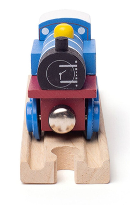 Drewniany pociąg parowóz Bluebell Bigjigs Rail BJT423 kolejki dla dzieci