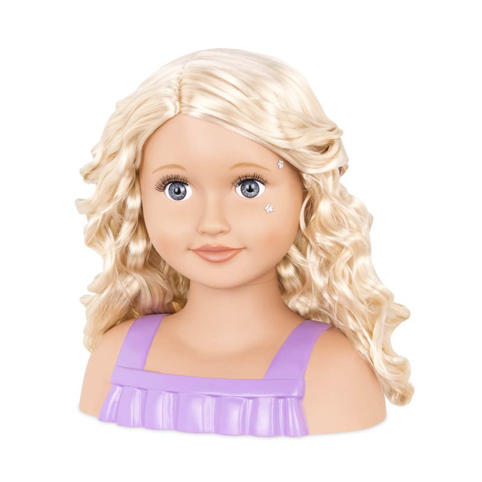 Głowa lalki do czesania blond Trista doll face Our Generation BD37966Z