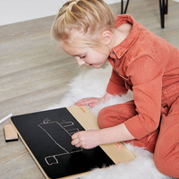 Tablica drewniana stołowa nablatowa z podpórką i akcesoriami Janod J09636