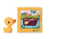 Książeczka aktywizująca z mini-przytulanką Na farmie Kaczorek Gaspard Lilliputiens 83548
