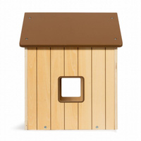 Drewniany domek dla piesków buda z akcesoriami do karmienia Astrup 84628