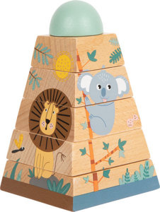 Układanka drewniana dla dzieci wieża na paliku Koala i przyjaciele 12320-SF Small Foot