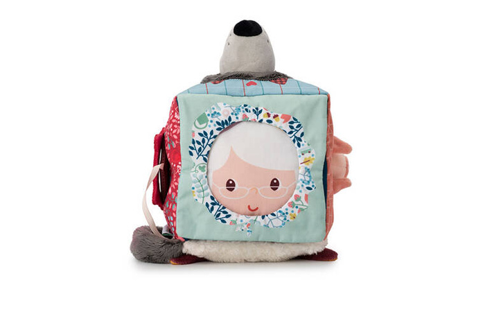 Dźwiękowa kostka aktywizująca wielofunkcyjna miękka Wilk Louis 83464 Lilliputiens