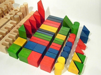 Klocki drewniane o dużych rozmiarach z literkami dla dzieci, XL, 155 el., zabawki konstrukcyjne