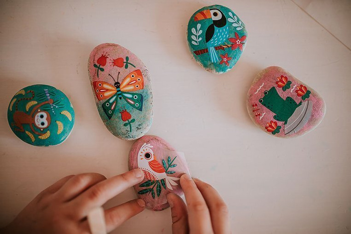 Zestaw kreatywny Kamienie do ozdabiania Janod J07922